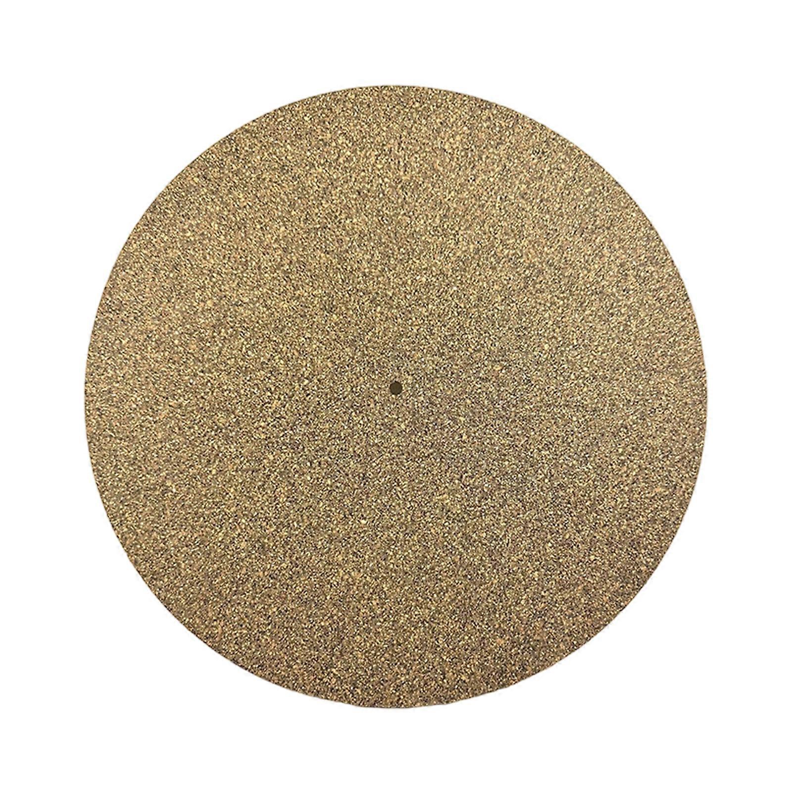 12in Cork Turntable Platter Mat Vibration Reduction Static Resistant Record Pad for Record Player Accessories Multicolor