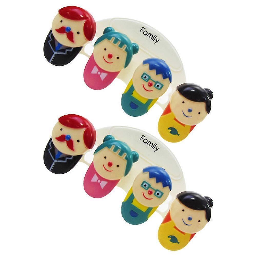 Wall Mounted Toothbrush Holder for Bathroom Suction Cup 2Pcs Organizer