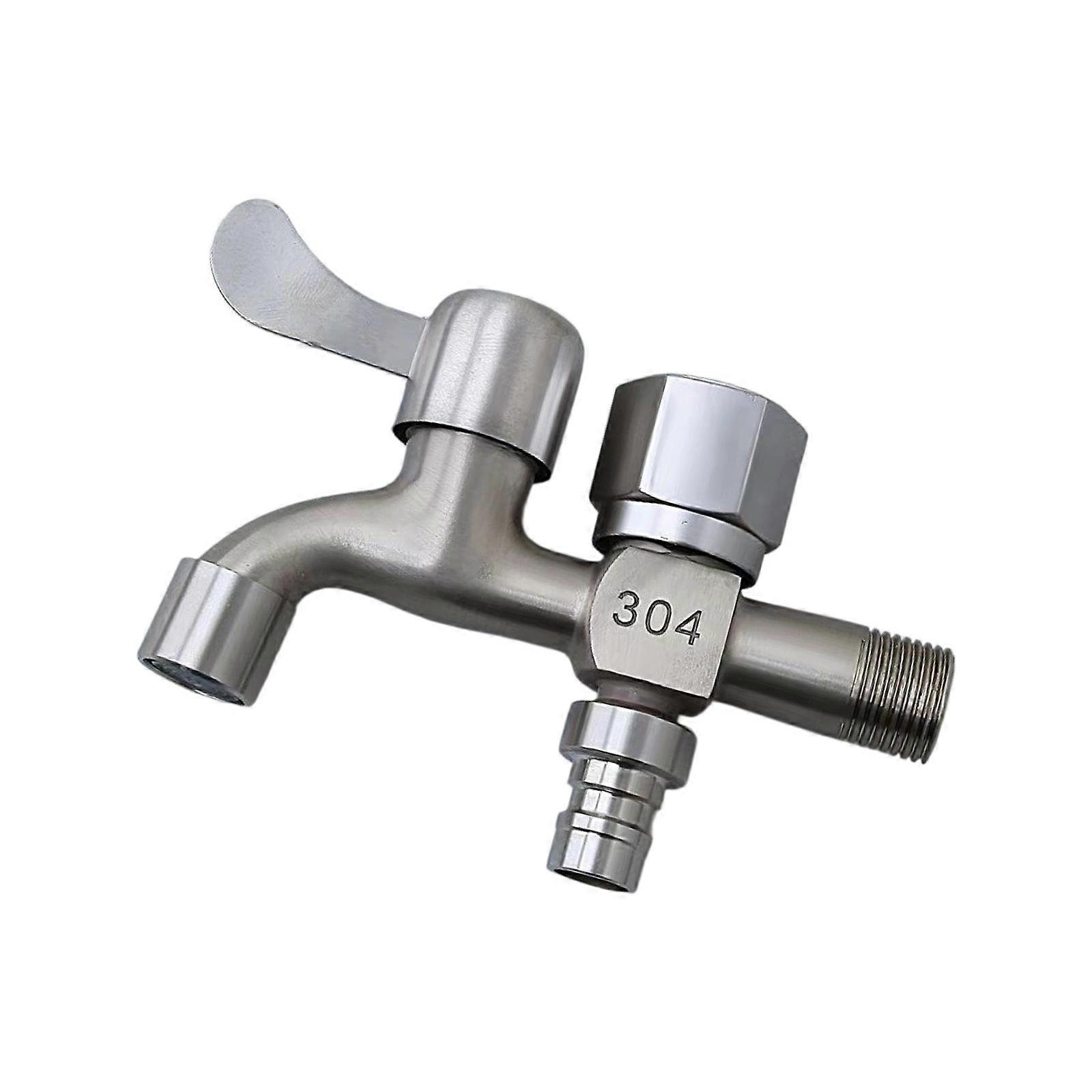 Multiple Outlet Water Faucet For Washing Machine Split Stream Plan Rustless Building Denial Equipment Installation Multicolor