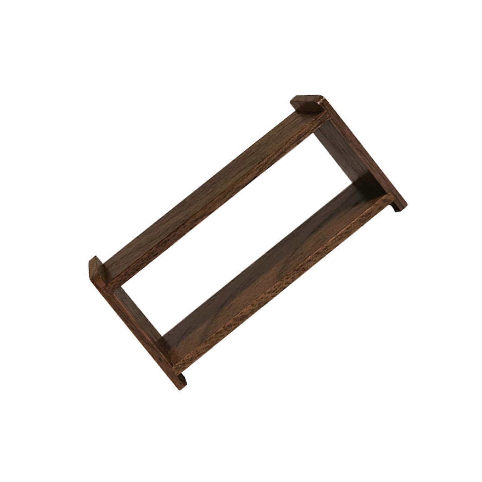 بيت الدمية التعليميةالمنمنمات الخشبية لعبة الوقوف التظاهر باللعب نموذج واقعي رف الكتب نموذج مصغرة الحجم M