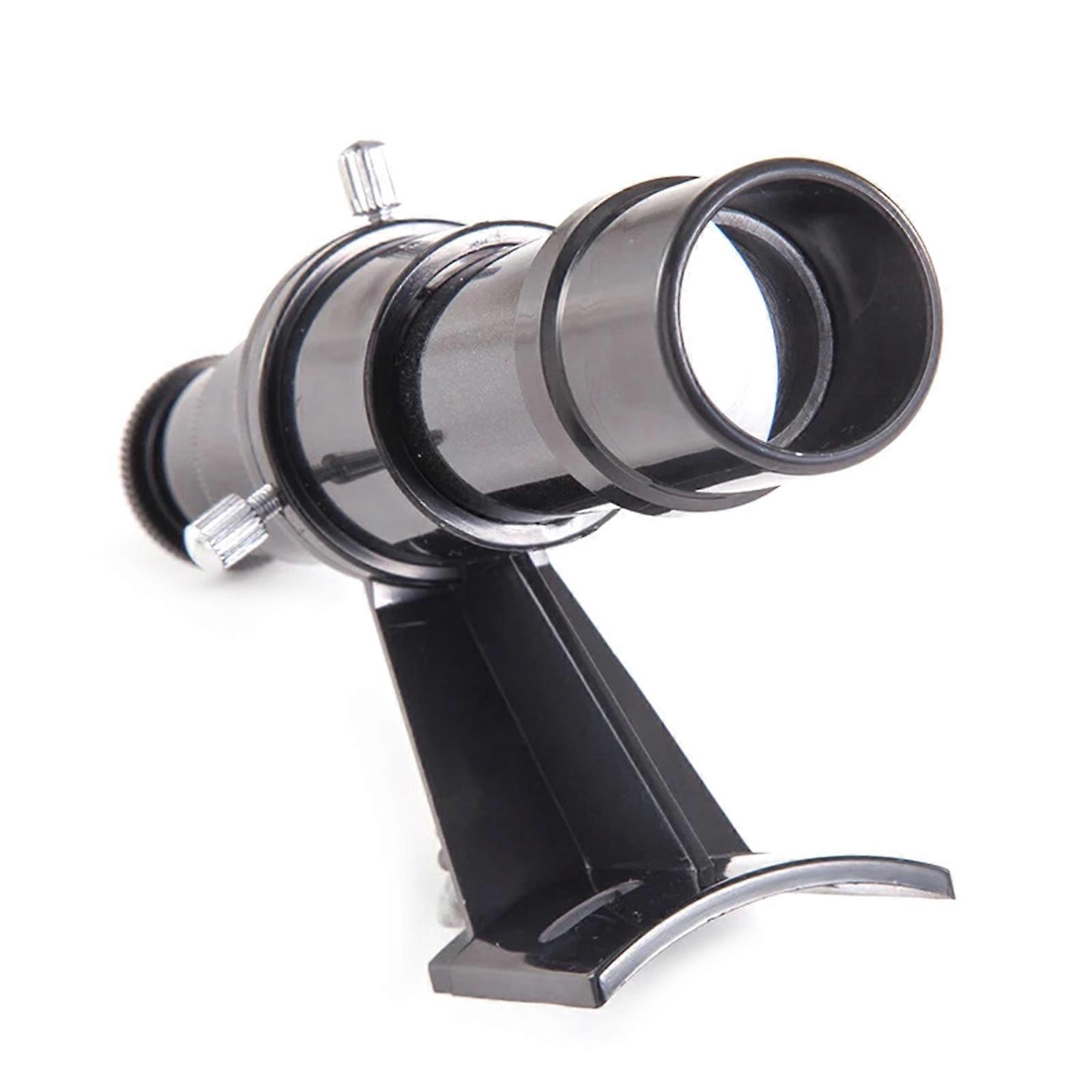 Finder Scope, Magnification Telescope Finder Scope Guide Scope with Inline Base Stand, 5x24 Portable Finder Scope Multicolor
