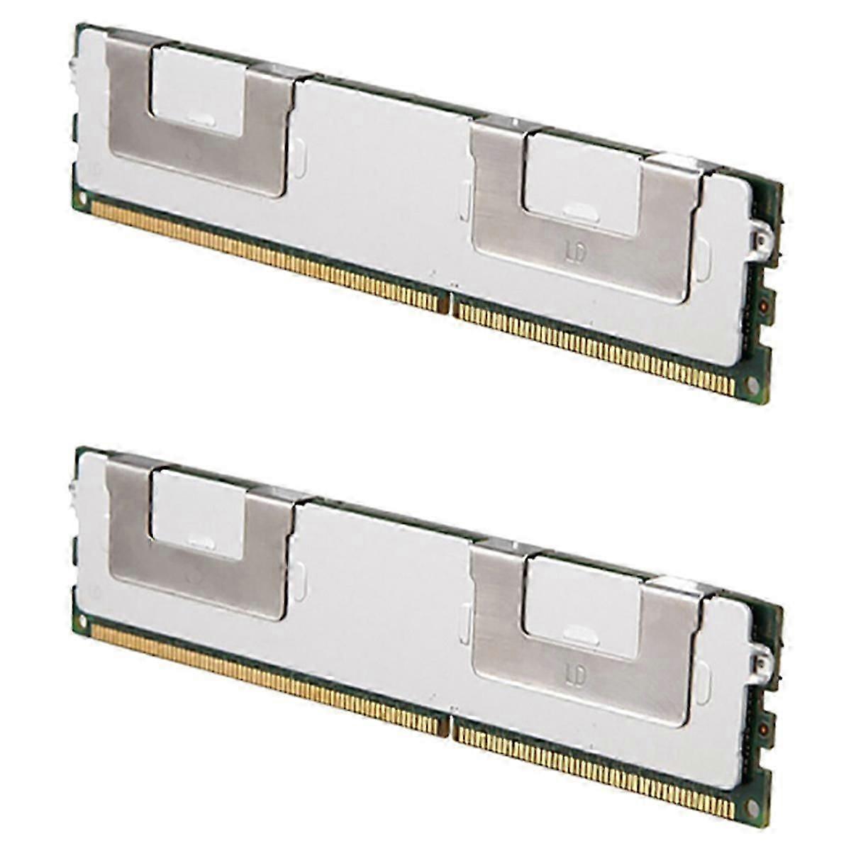 2X 32GB DDR3 Memory RAM PC3L-12800L 1.35V 1600Mhz ECC Load Reduced LRDIMM 4Rx4 240-Pin RAM suitable for Serve