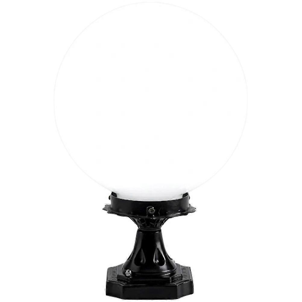 Fixture Exterior Lamp Post Light for Decoration Outdoor White Globe
