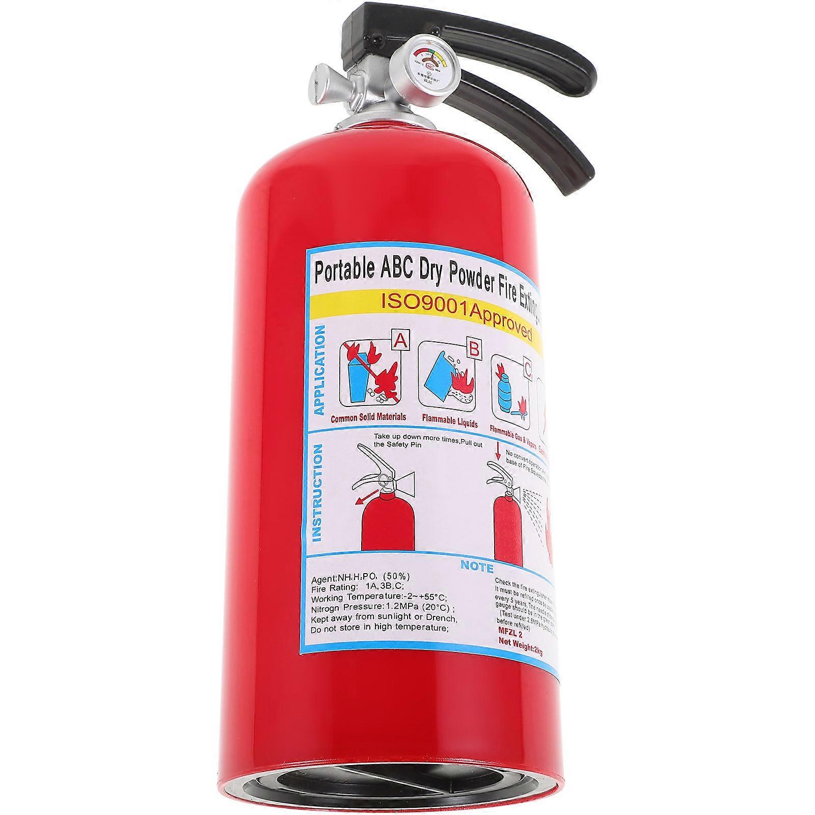 Secure Storage Fire Extinguisher Coin Chest Realistic Design Home Security Item Organize Miscellaneous Items 1Pcs