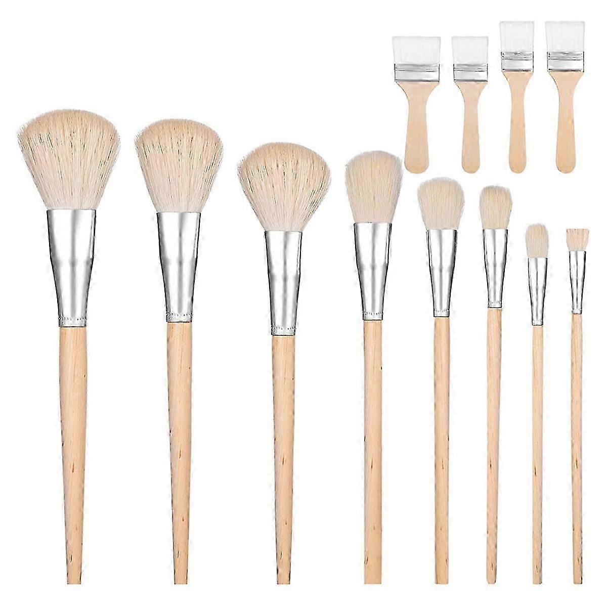 Glaze Brushes for Pottery,Pottery Glaze Brushes Ceramic Brush Set