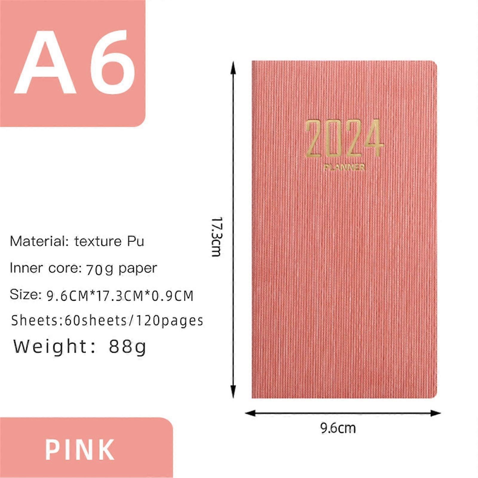 Ozmmyan A6 Mini Notebook Organizer Planner Daily Planner Notebook Travel Diary Ready for School