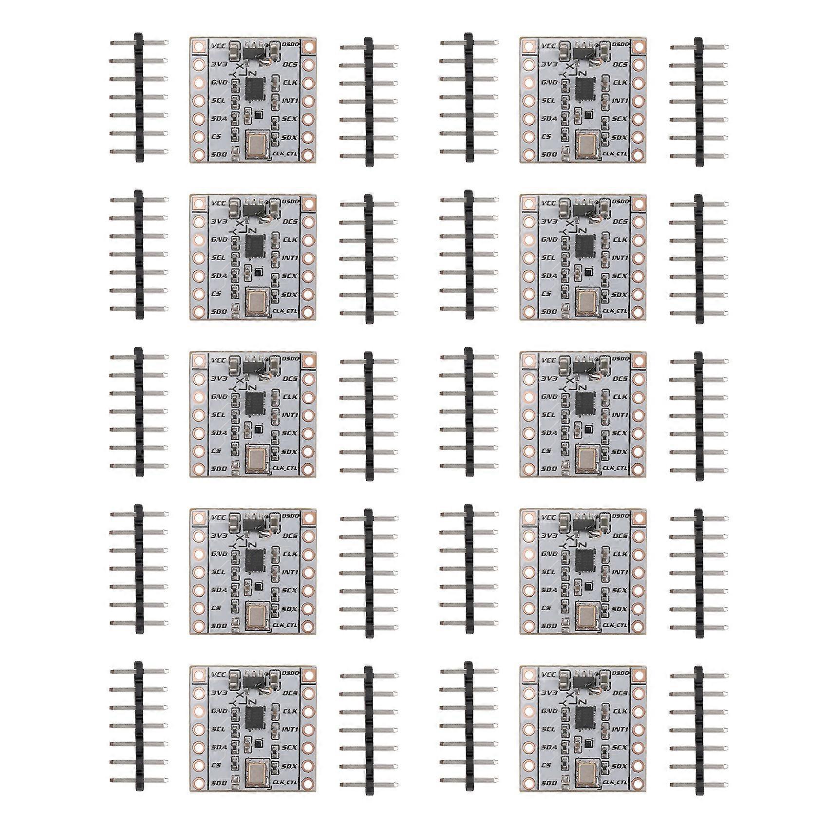 ICM-45686 IMU + QMC6309 Magnetometer Module Made for SlimeVR Trackers and for Smol Slime Trackers DIY Project 10PCS