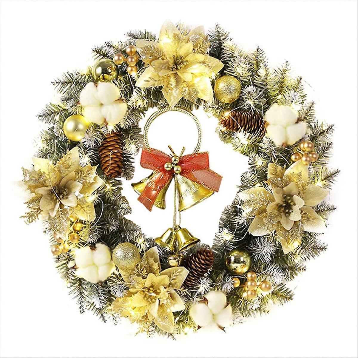 Handcrafted Pine Needle Christmas Wreath