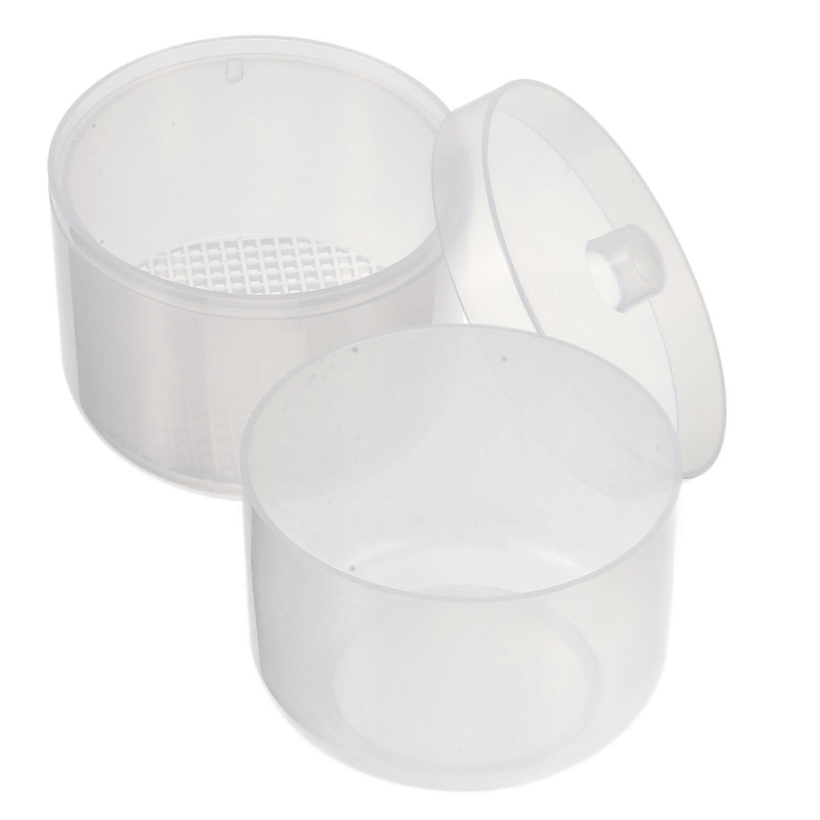 Manicure Tools Soaking Tray Plastic Box for Storage 1Set Nail Tool Cleaner