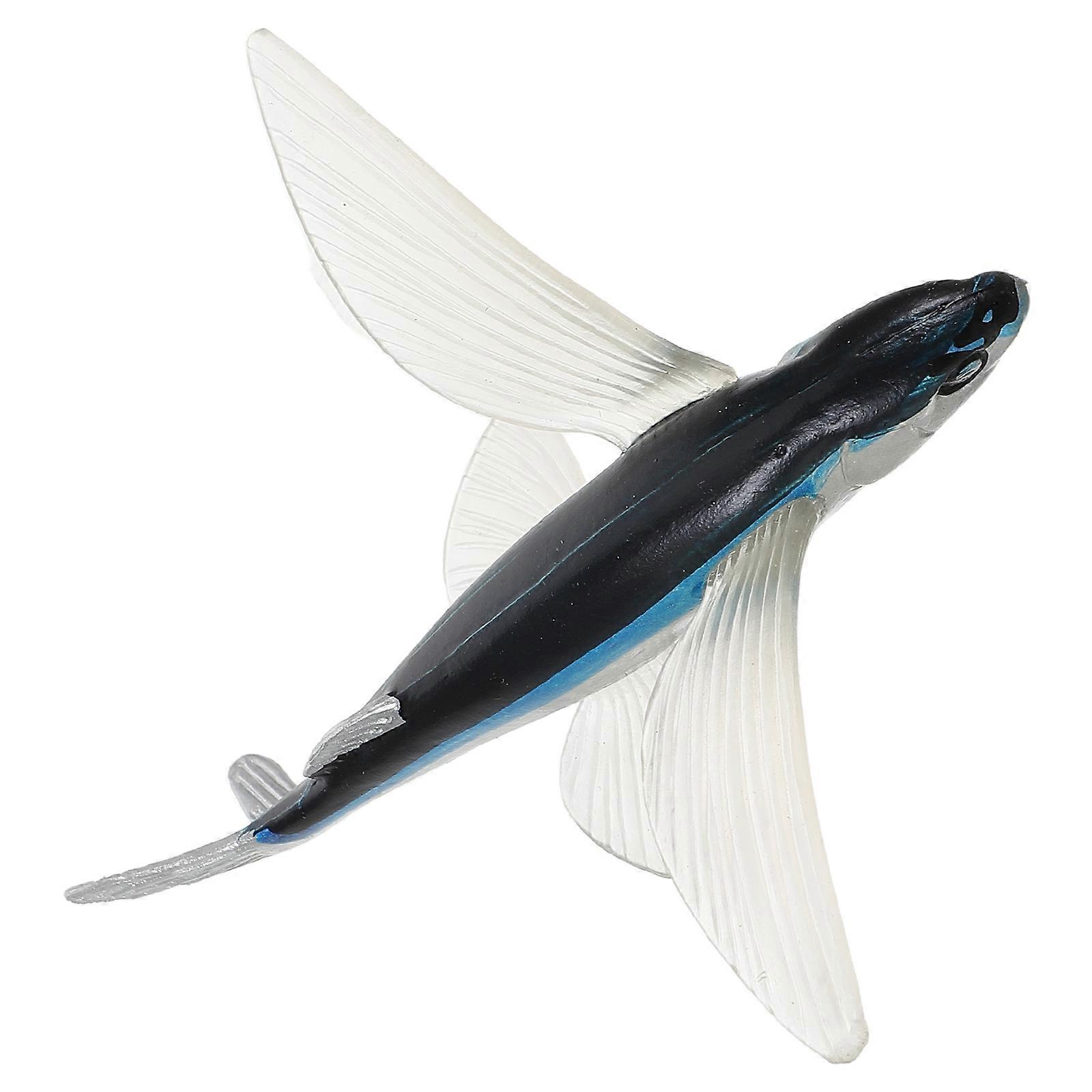 Plastic Flying Fish Figurine for Child Learning Toy