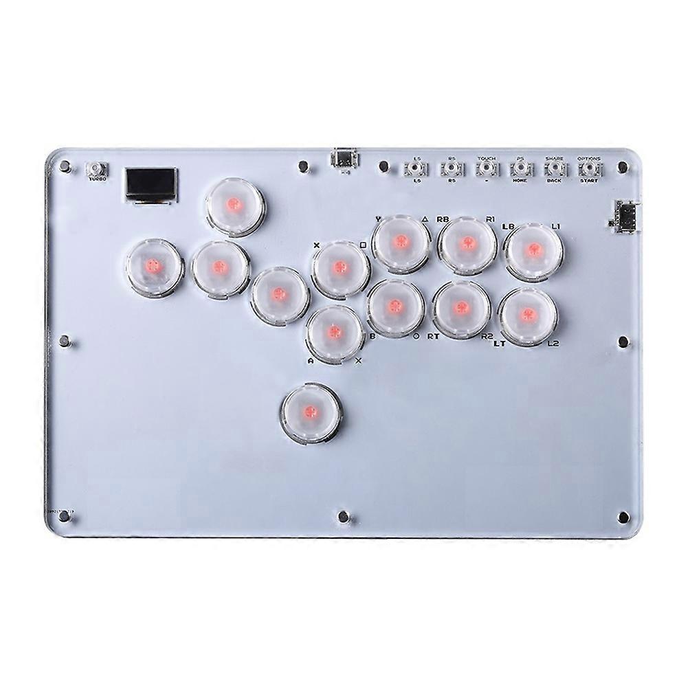 13Keys Joystick Hitbox Keyboard Arcade Stick Controller for PS4/PS3/Switch/Steam Mini Arcade Hitbox Controller