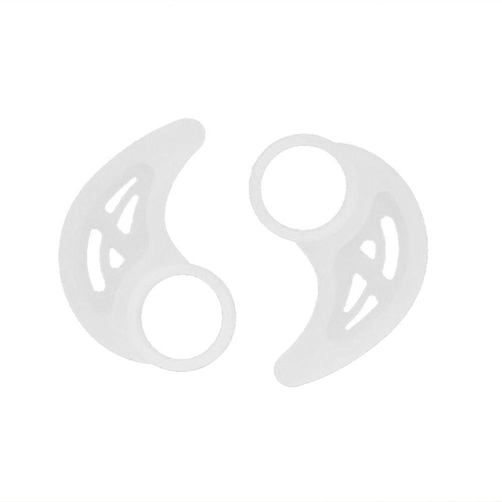 1 Pair Universal Silicone Earphone Clip Hook Earhook Transparent White