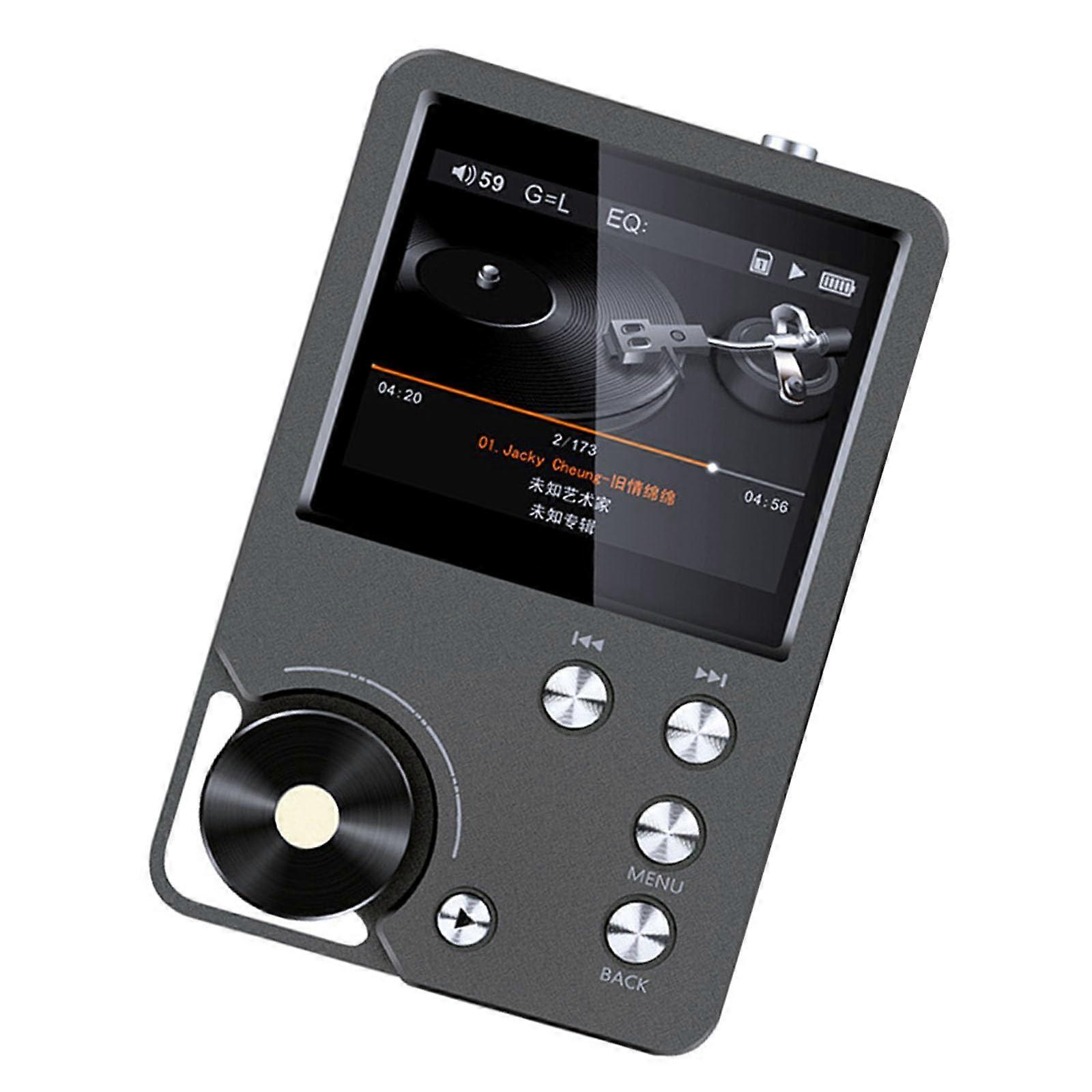 HiFi Music Player DSD256 64GB Metal Body MP3 Player 25Hour Playback Color Screen MultiFormat Support