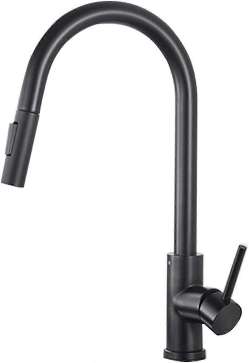 Touchless Kitchen Faucet Brushed Gold Pull Out Spray 360° Swivel Spout Single Handle Mixer Tap