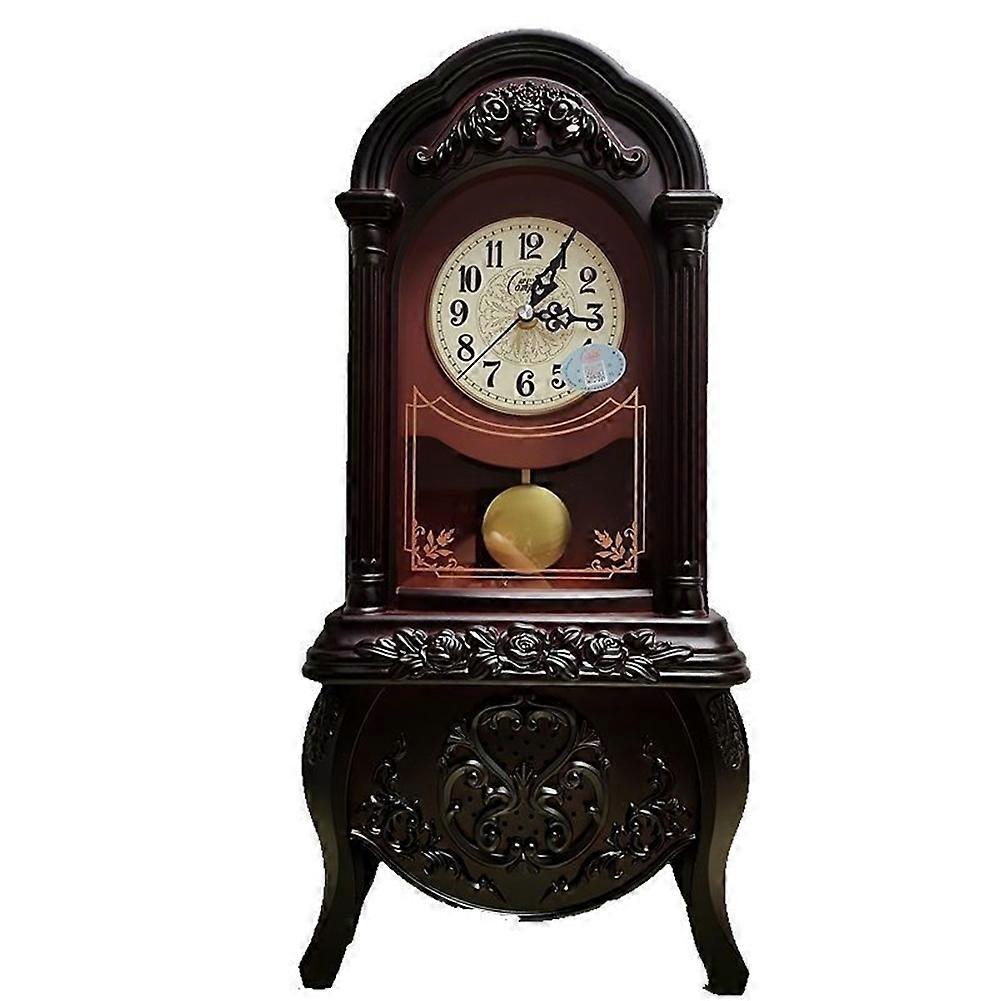 Swinging Clock with Silent Operation, Clock Nostalgic Home Clock Living Room Ornament