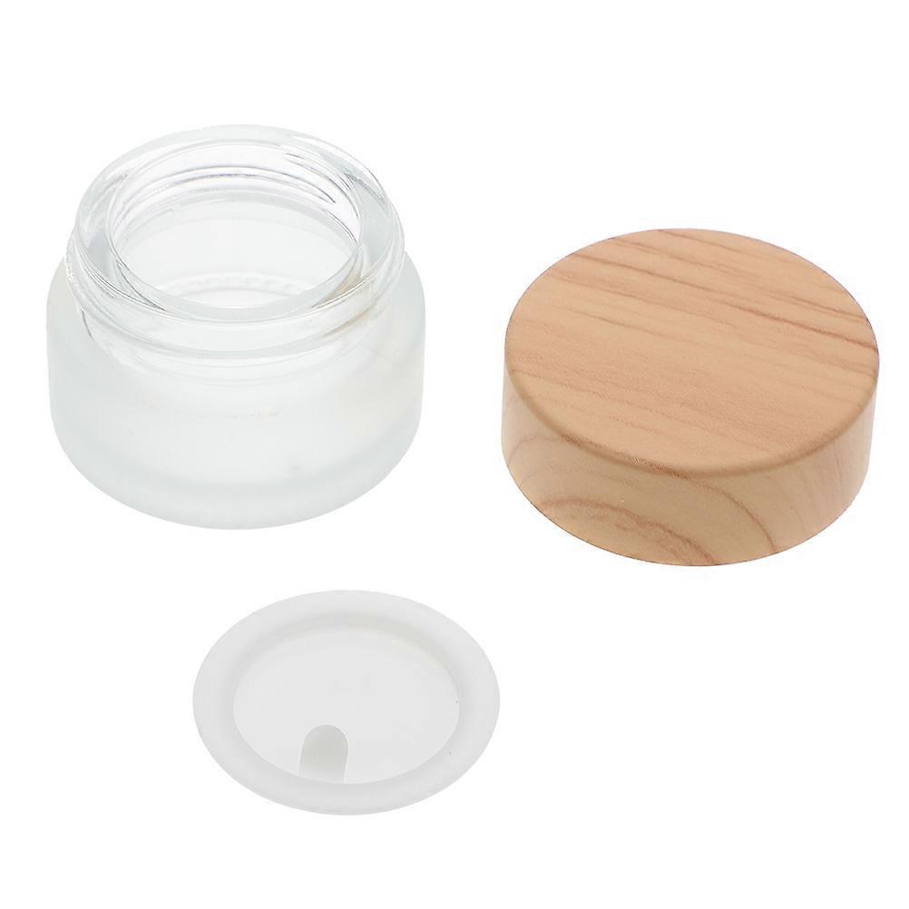 Glass Manicure Pen Cleaning Cup Small Container for Storage Use 2Pcs