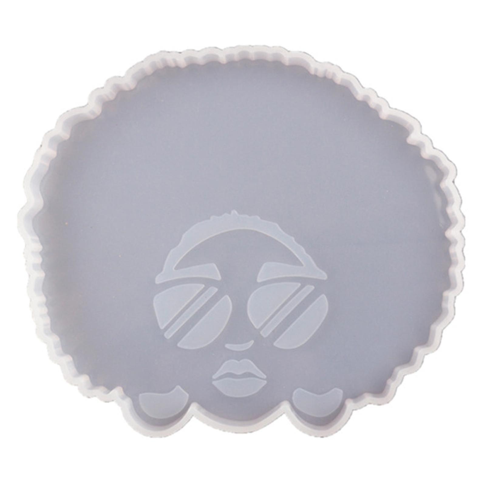 Coaster Mold Handmade Long Lasting Female Pattern Creative Durable Tea Mat Mold For Table