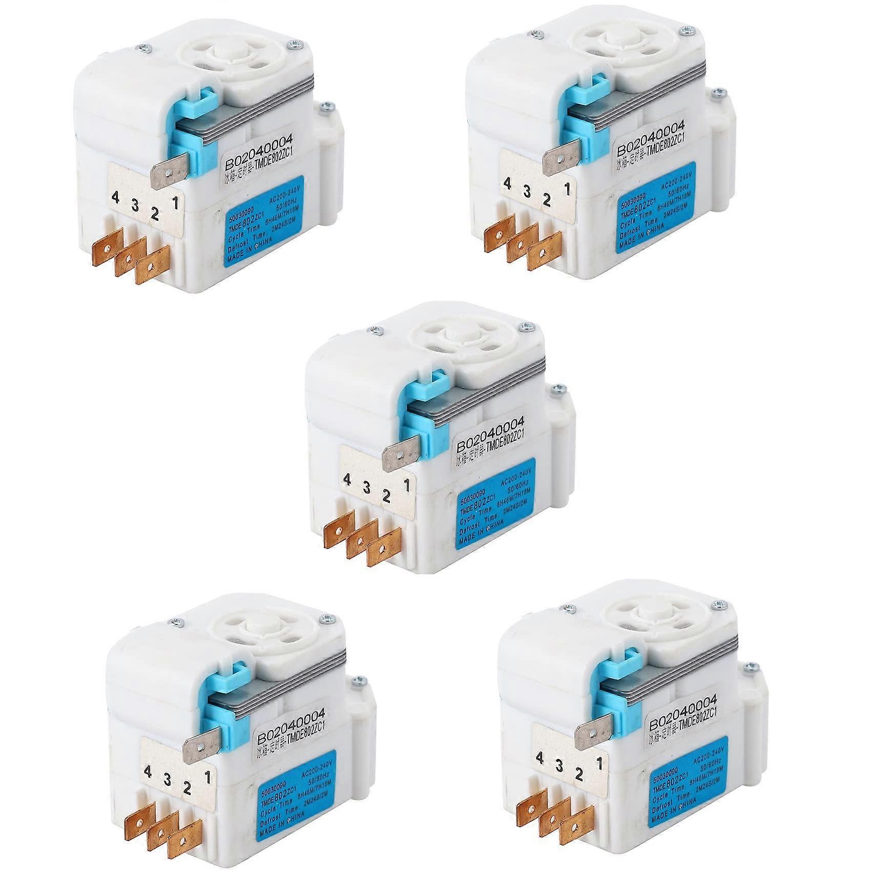 5X Universal Refrigerator Defrost Timer AC 200240V Easy Install Replacement for Cooler 220V