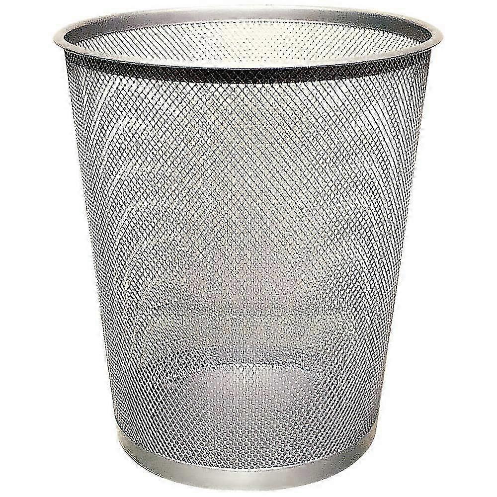 18L Silver Mesh Wastepaper Basket 25-26
