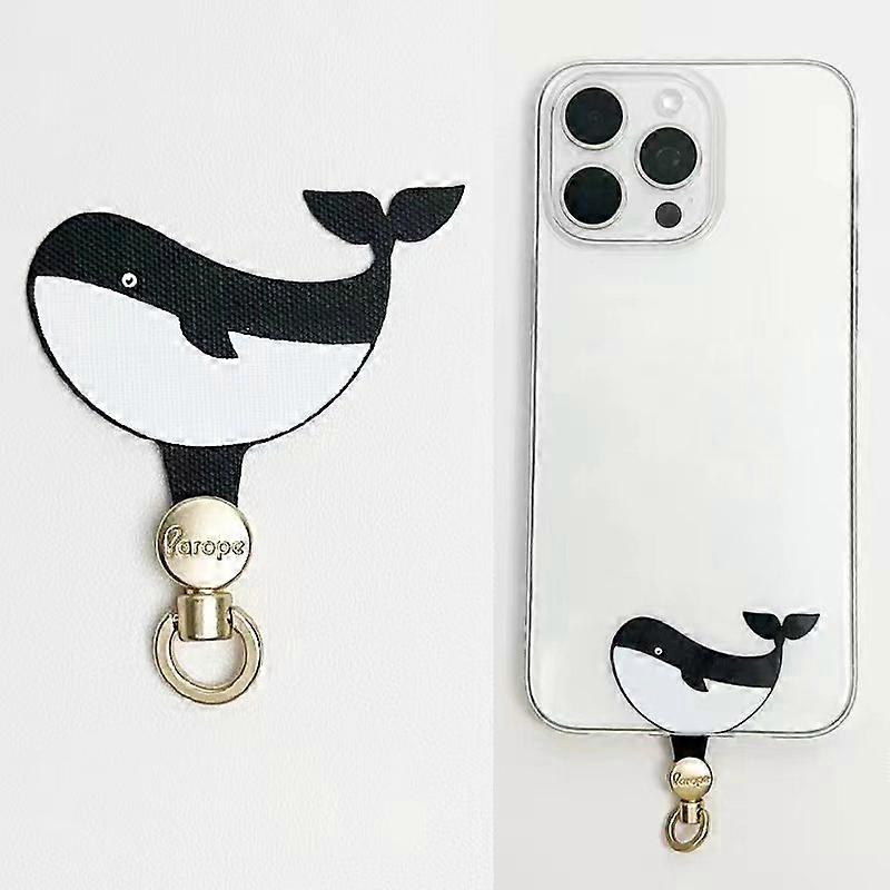 AROPE 6.5cm Phone Tether Tab Cartoon Design Phone Case Lanyard Patch Replacement Part