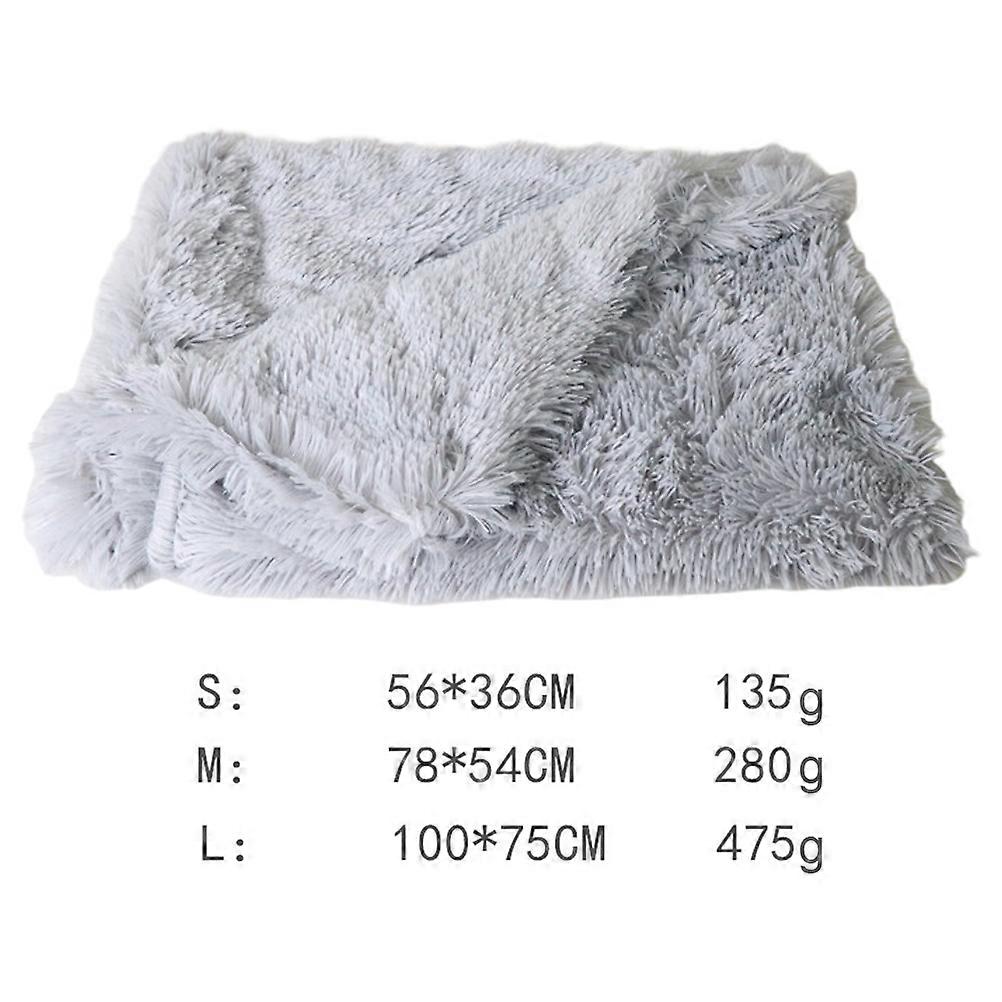 Pet Mat Double Layer Plush Blanket for 3Pcs Soft Pet Cushion