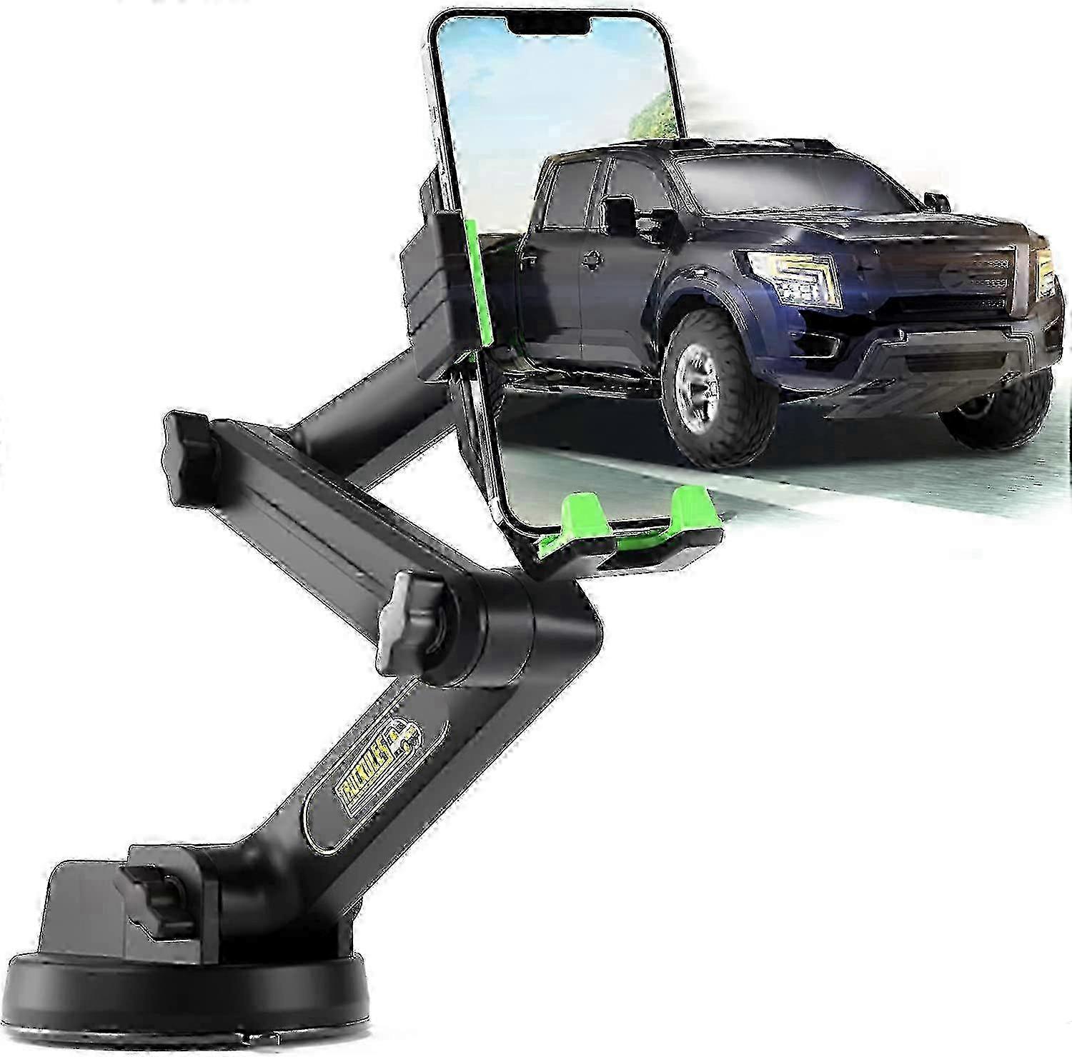 For DAF Truck Dashboard Phone Mount with 16.9" Adjustable Arm