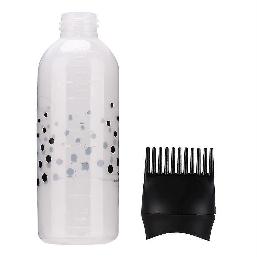 Hair Dye Applicator Bottle with Root Comb, 170ml Professional Mess Coloring Tool Black