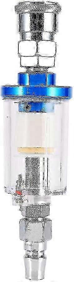 Compressor Water Filter, 1/4" 6mm Bsp Gun Air Line Filter Siphon
