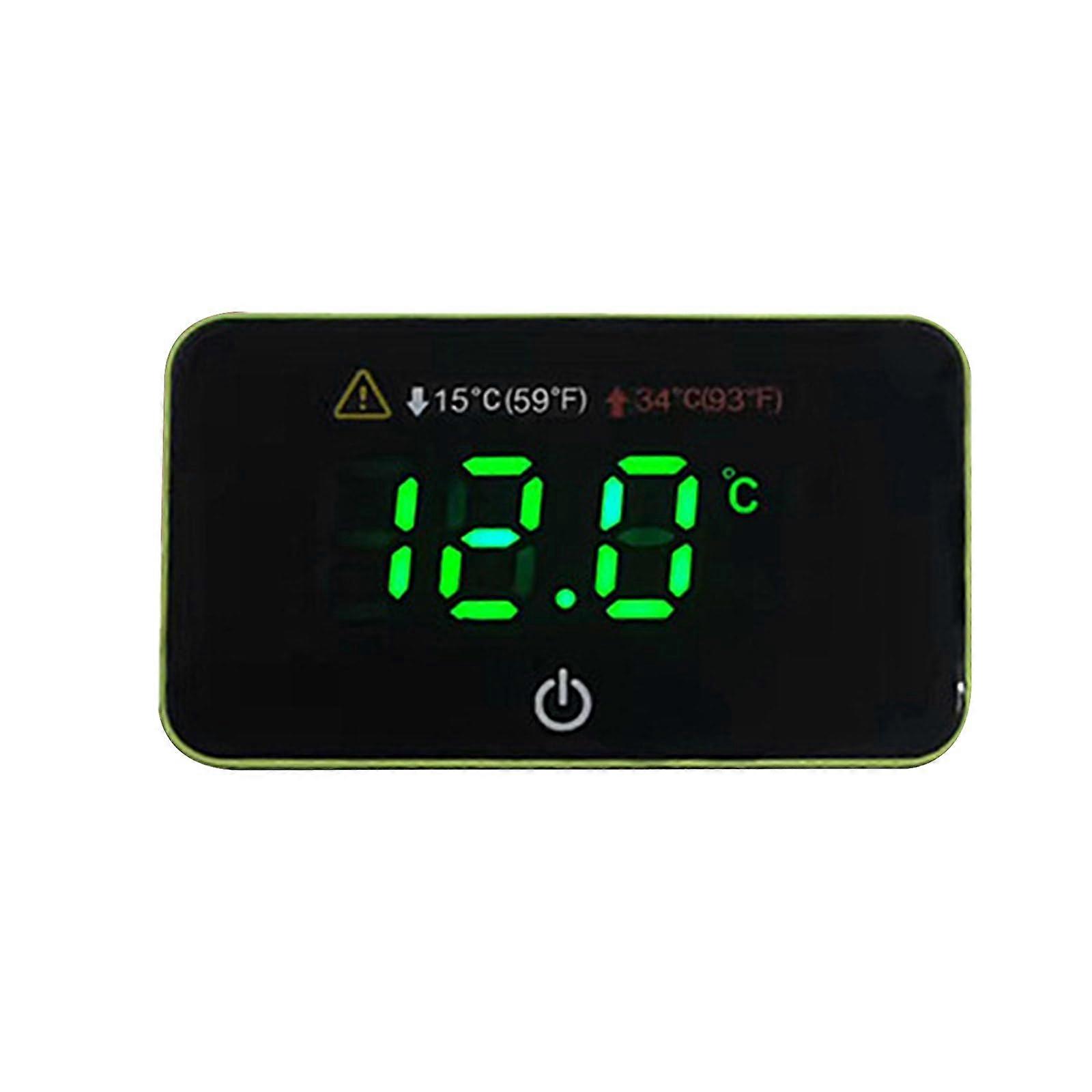 Digital Aquarium Thermometer with LED Display,  Accuracy, Cordless, Easy Install, Alarm Function