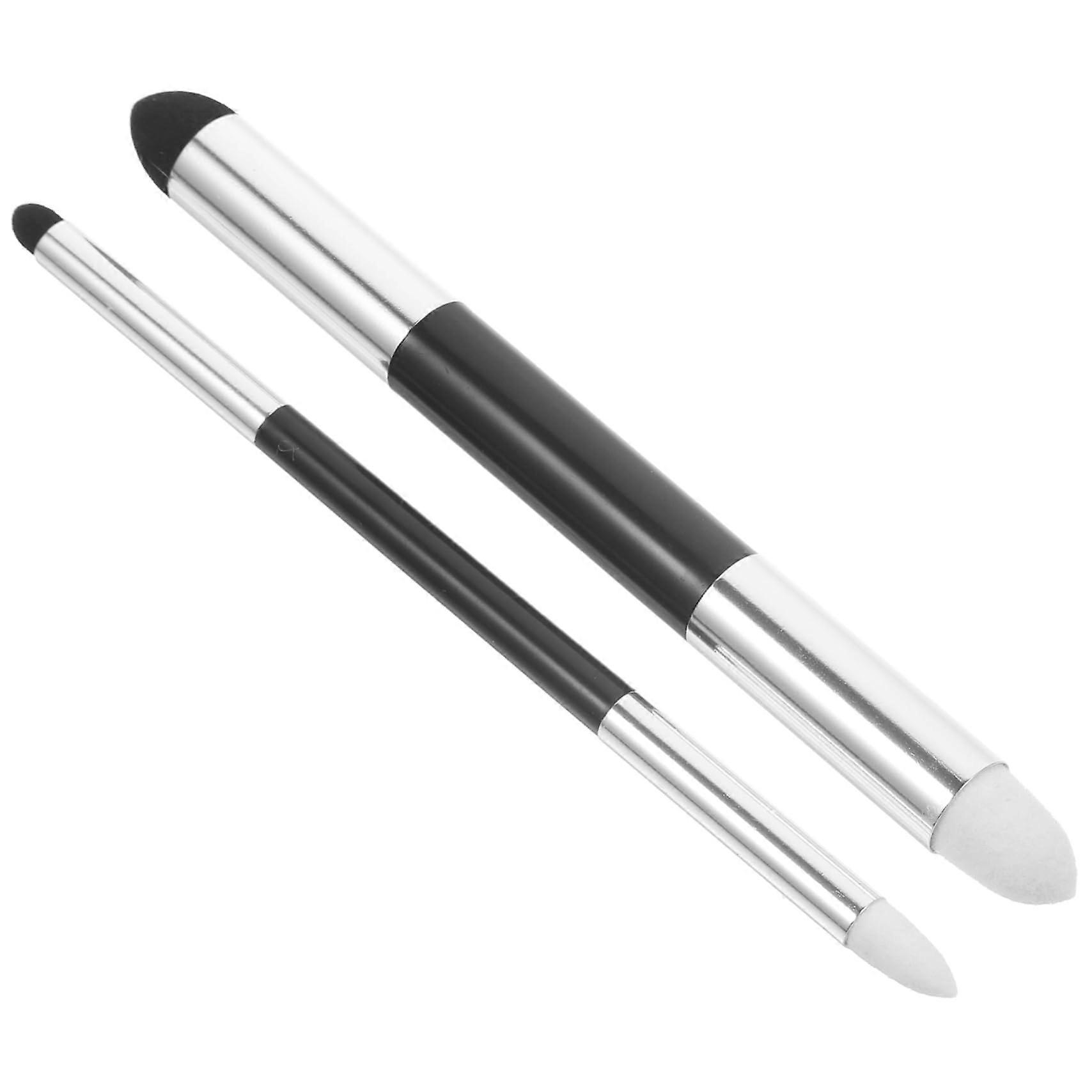 4pcs Blending Stumps for Artists with Ergonomic Grip Sketching Tools and Soft Sponge Wipers