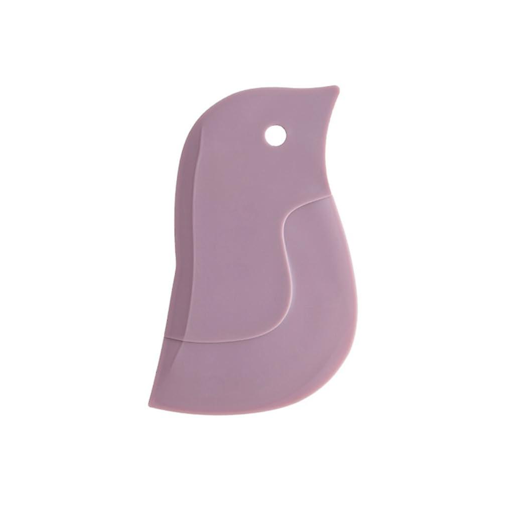Tray Scraper Compact Smooth Surface Kitchen Scraper Pink Oil Spatula for Baking