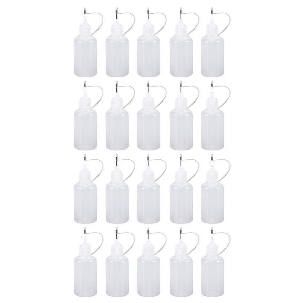 15pcs Precision Tip Applicator Bottles Needle Tip Glue Oil Applicator Bottle