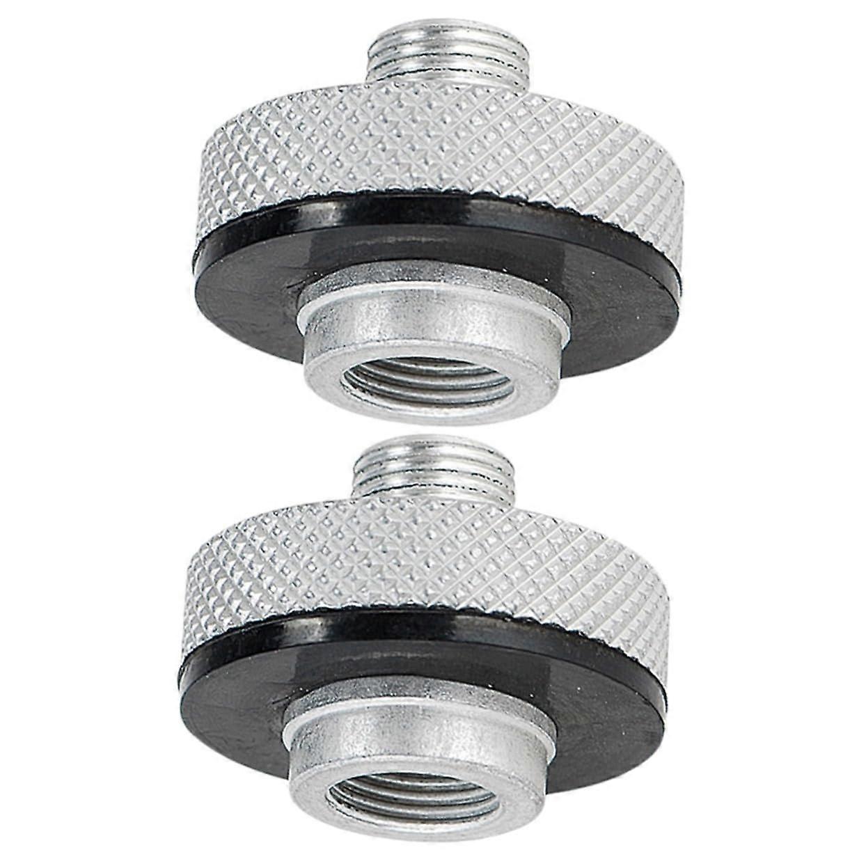 2pcs Camping Stove Adapter Set, Outdoor Gas Tank Conversion Connector, Lightweight Split Type Design