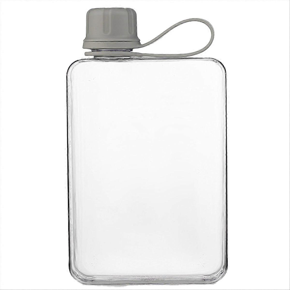 Square Water Bottle 500ml Portable Flat Drink Cups B