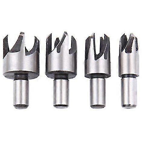 Claw Type Barrel Type Cork Drill Combination Tool Titanium Plated Hex Handle Countersunk Drill Bit Set