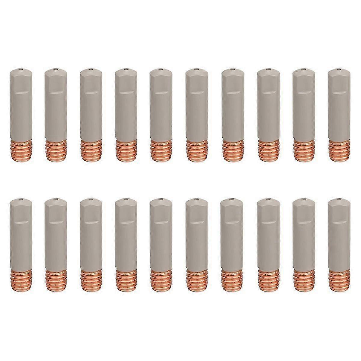 MIG Welding Tips 20-Pack, .035" 0.9mm Non-Stick Coated Tips for Enhanced Performance