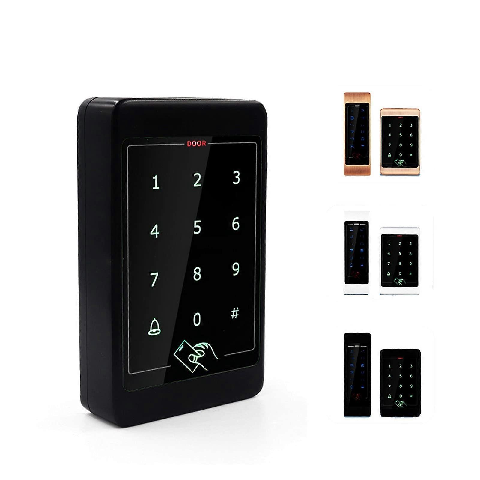Metal RFID Access Control Keypad Silver Door Entry Reader with 12V Magnetic Lock Controller
