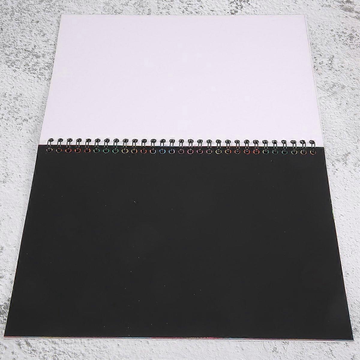 19x26Cm Large Magic Color Rainbow Scratch Paper Note Book