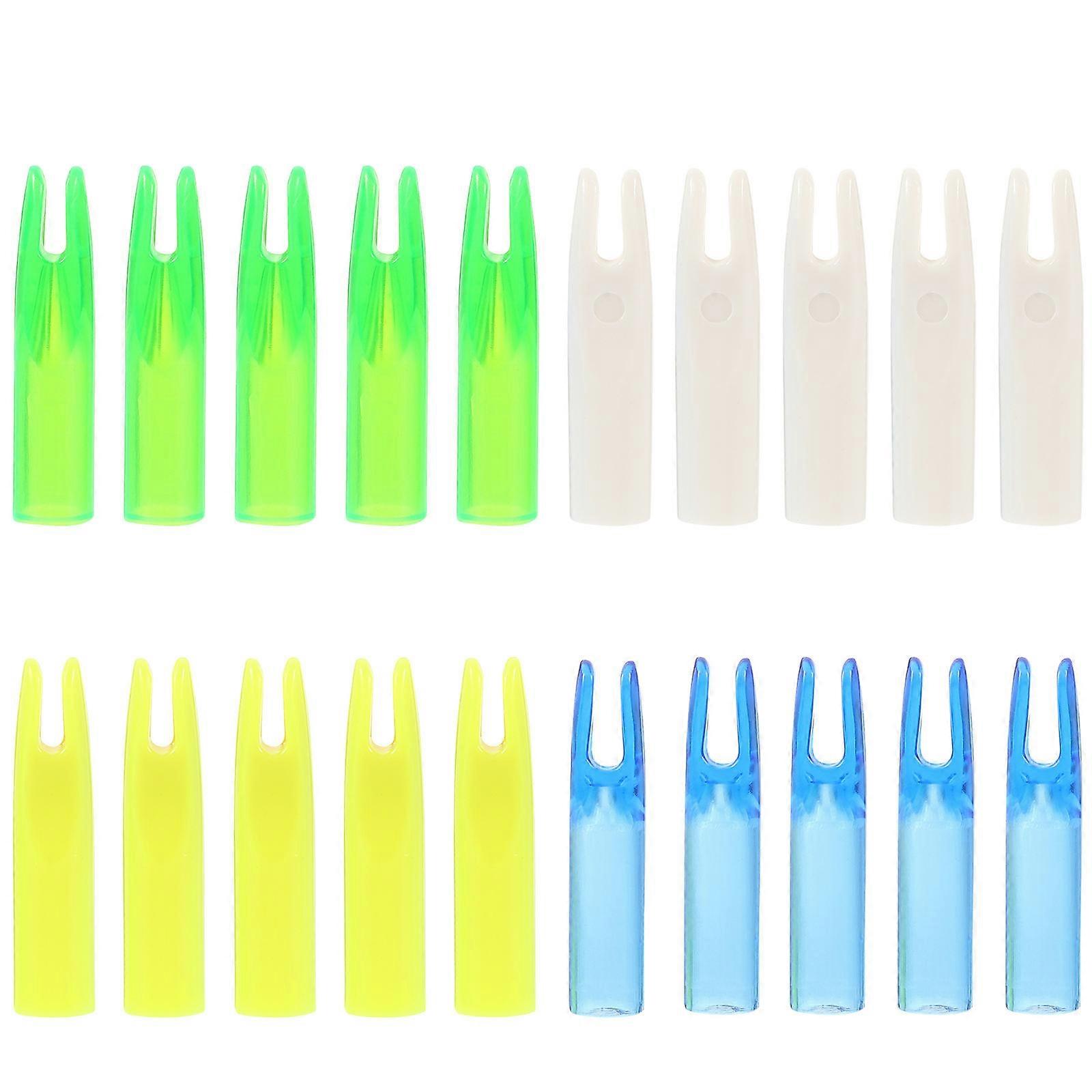 Replacement Arrow Nock Archery Nock for 20Pcs Assorted