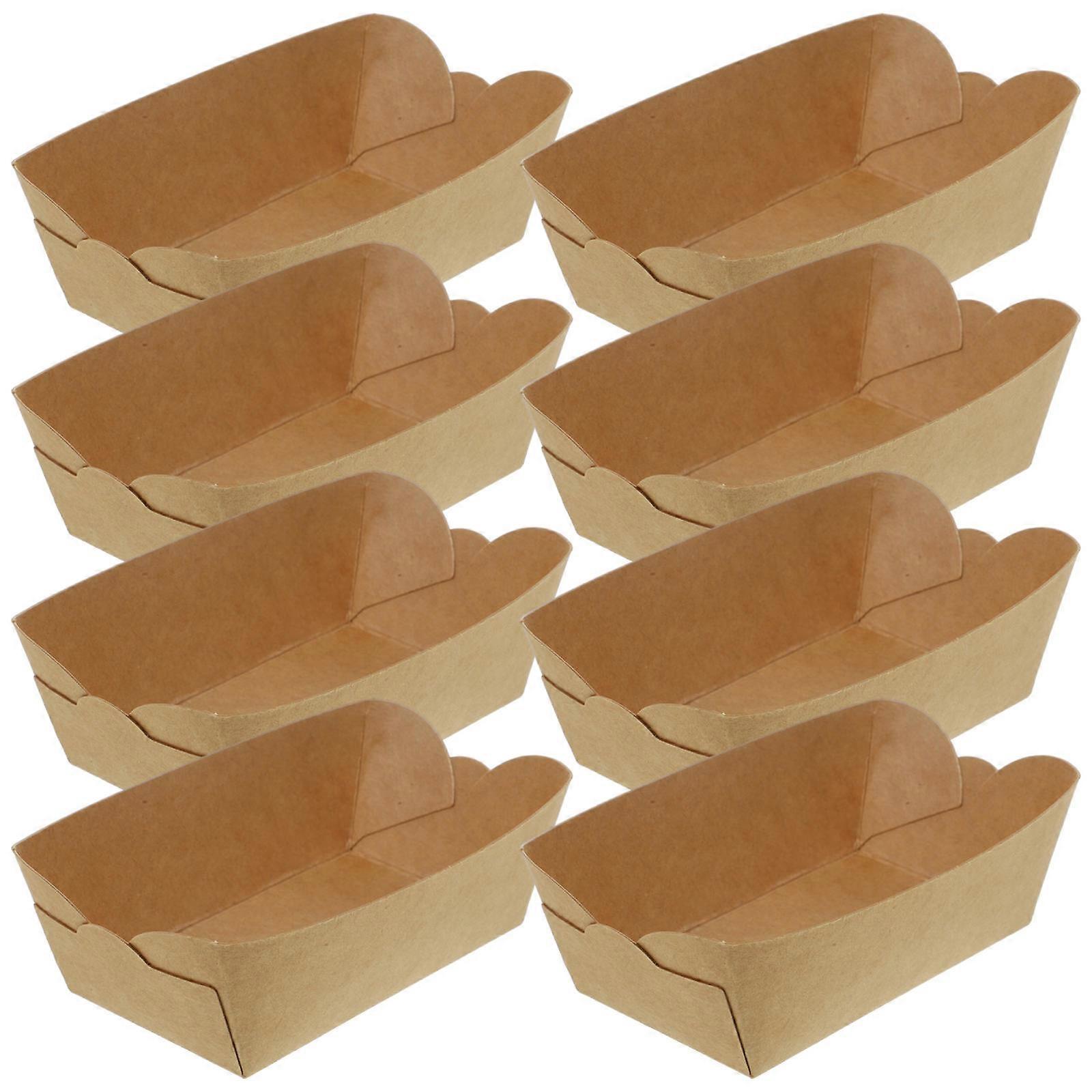 Kraft Paper Fried for Takeout 100Pcs