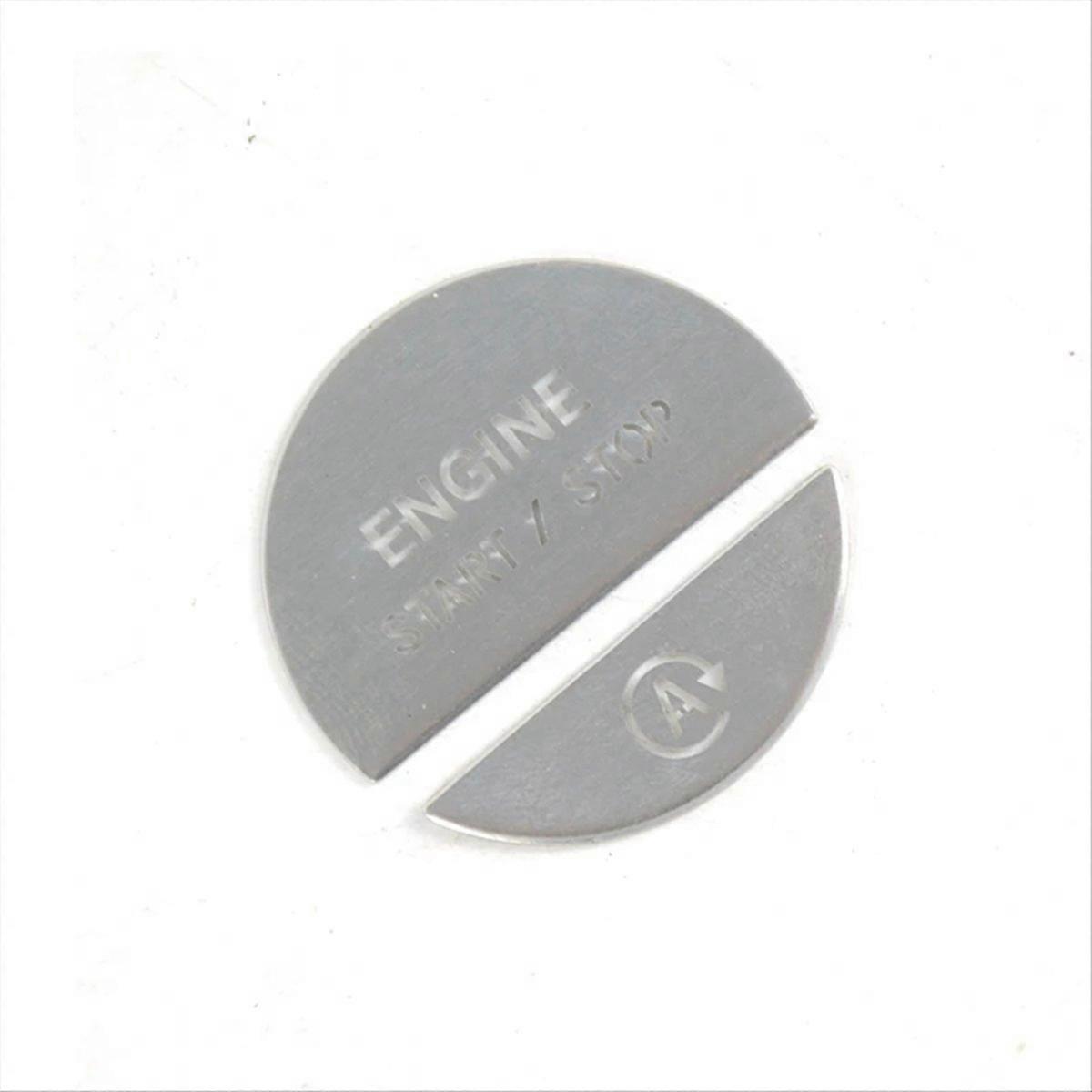 Engine One Start Stop Key Button Sticker for W206 Silver