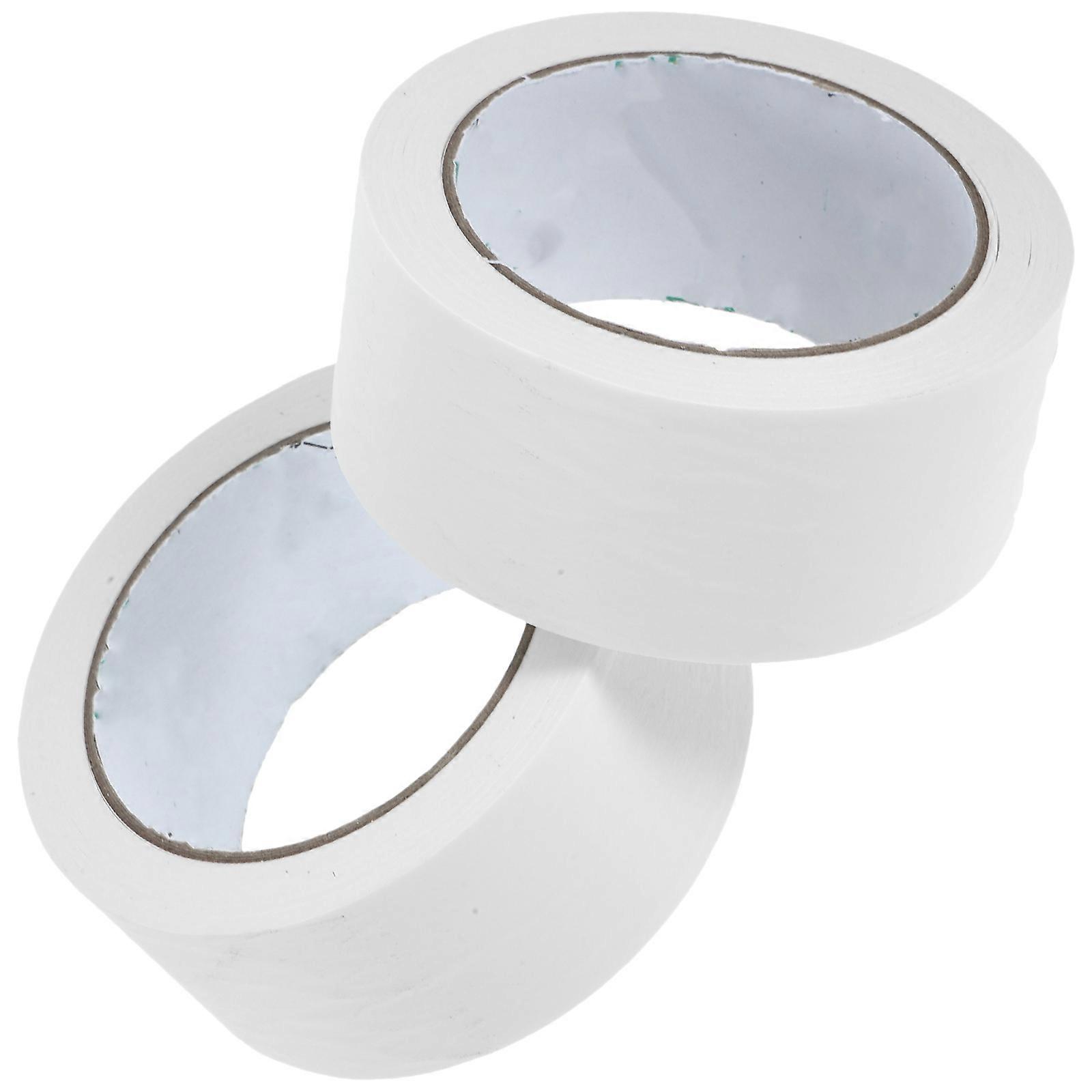 Writable Paper Packing Tape For DIY Projects In White Color 2 Rolls