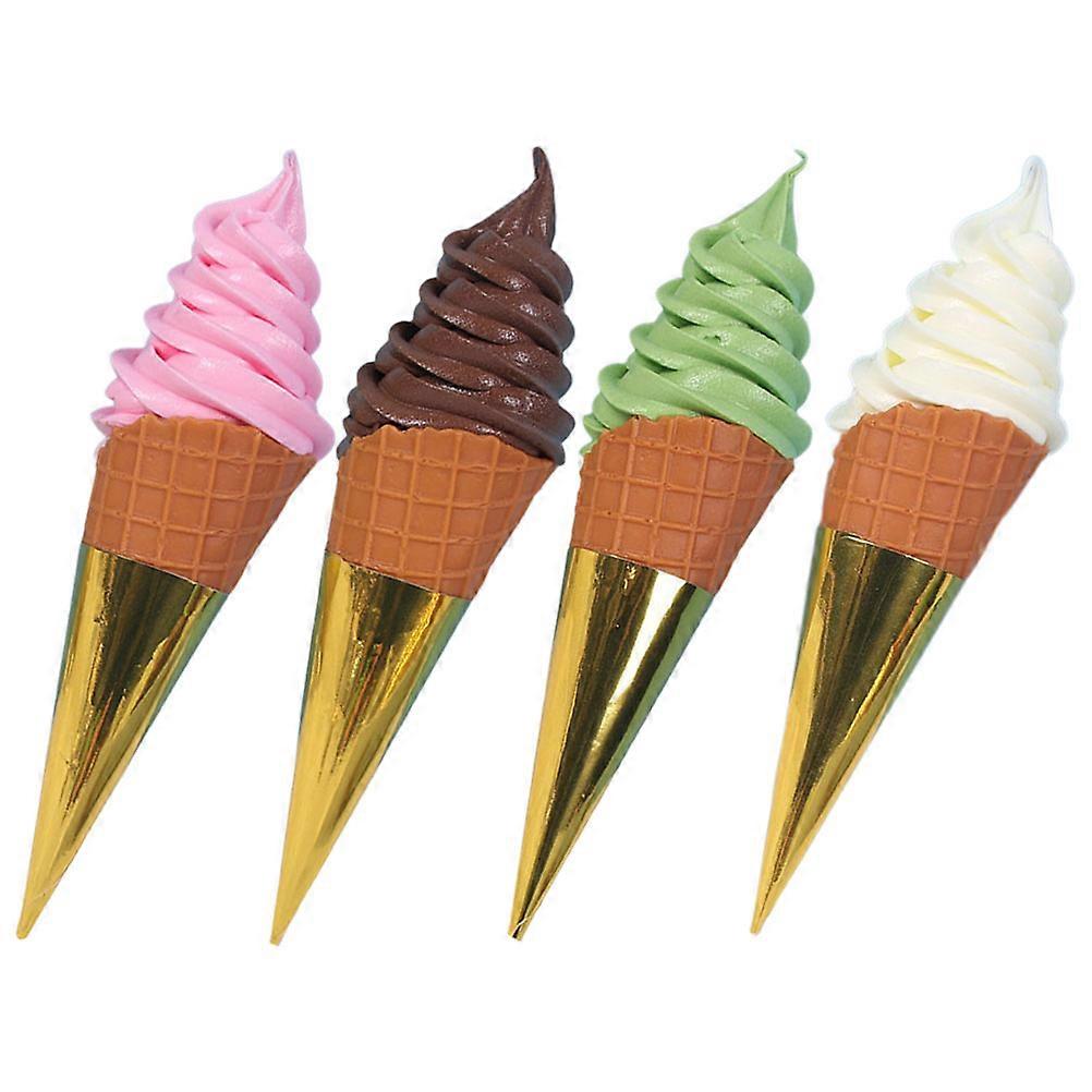 Künstliche Eistüten, Deko-Eiswaffeln, 8 Stück