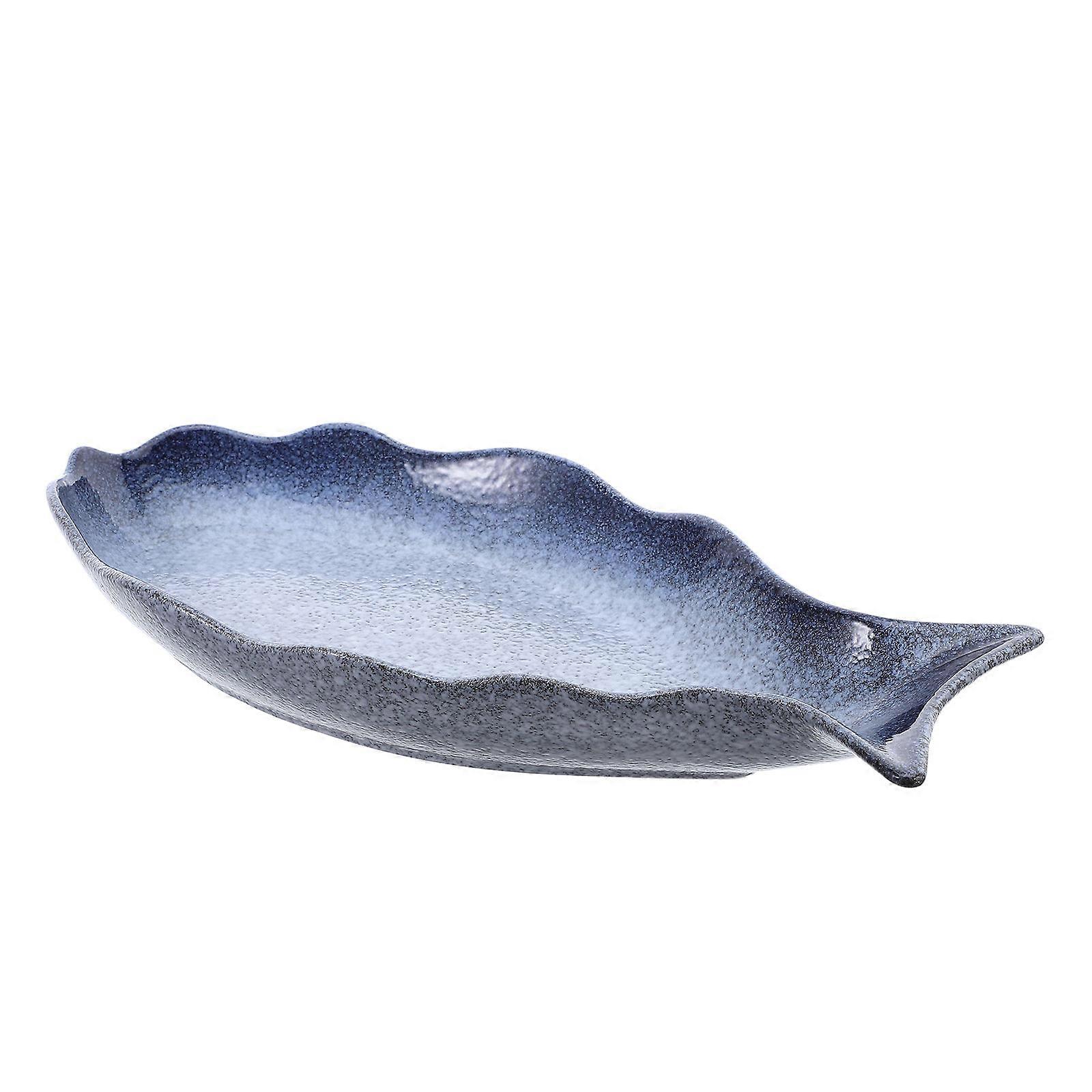 Ceramic Fish Shaped Tray Elegant Housewarming Gift 12 1Pack