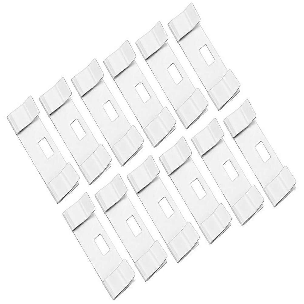Vertical Blind Repair Tabs for Blinds 12Pcs White Replacement Clips Set