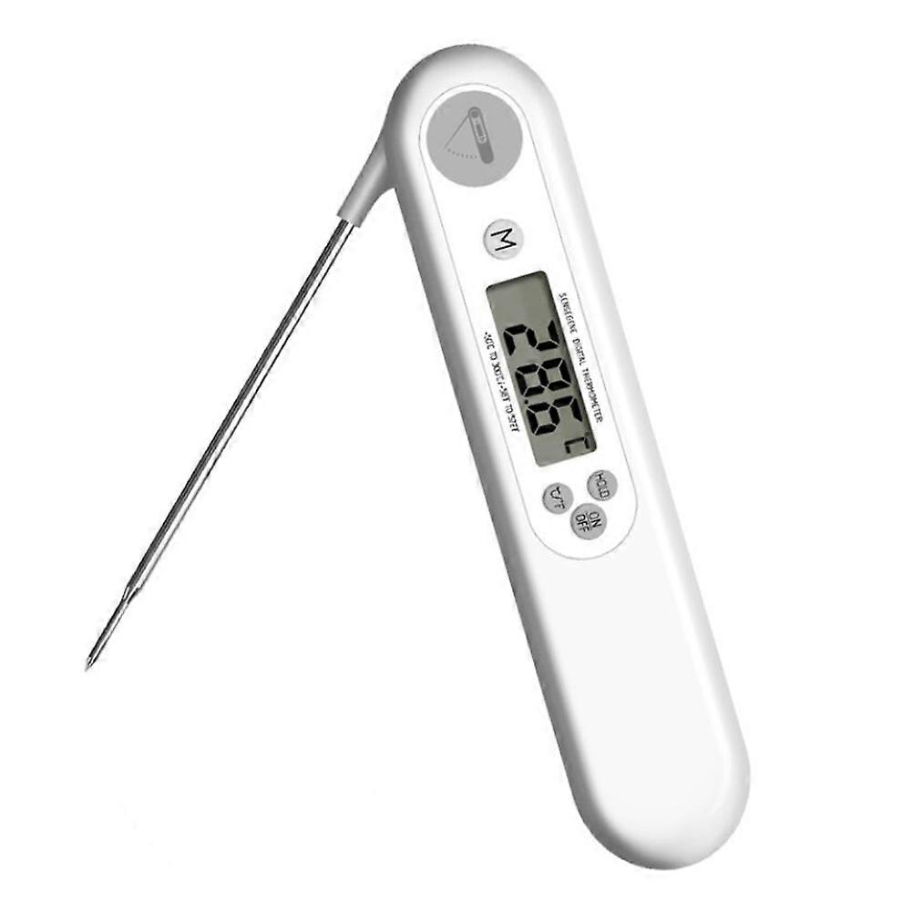 Grill Thermometer Probe Meat Cooking Thermometer for Home Use White