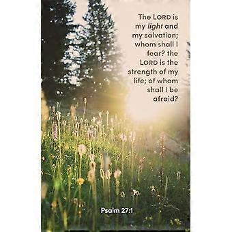 General Worship Bulletin: the Lord Is My Light (Package of 100) : Psalm 27:1 (Kjv)