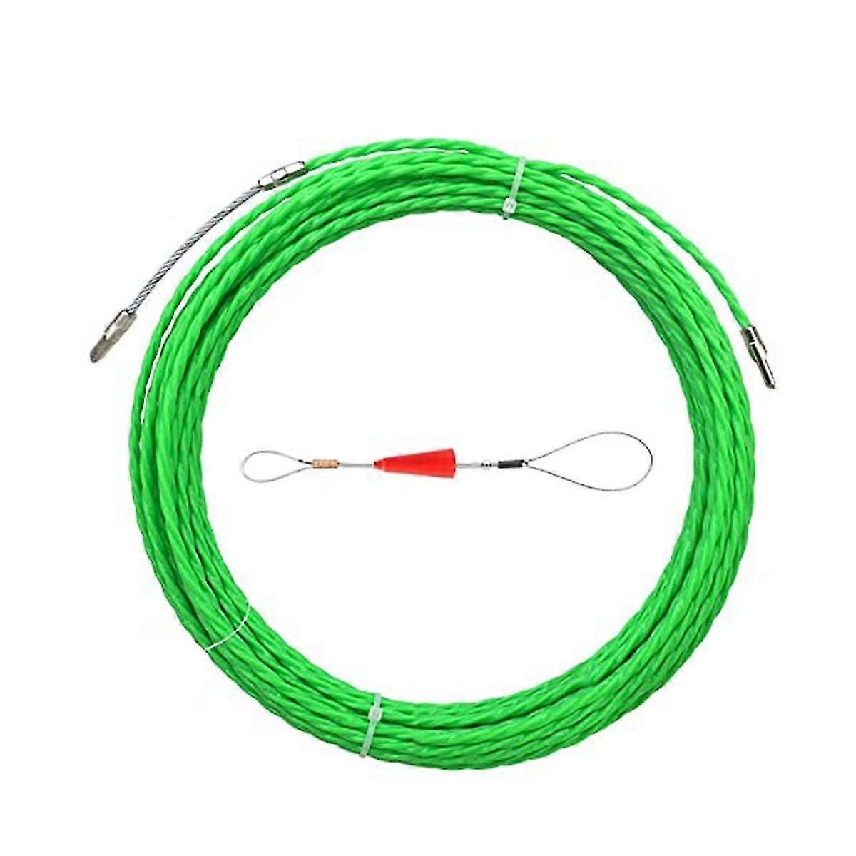 10m 33ft Fish Tape Cable Puller Kit 4.5mm Pet Electrical Cable Puller Through Wall Wire Guide Device Threader