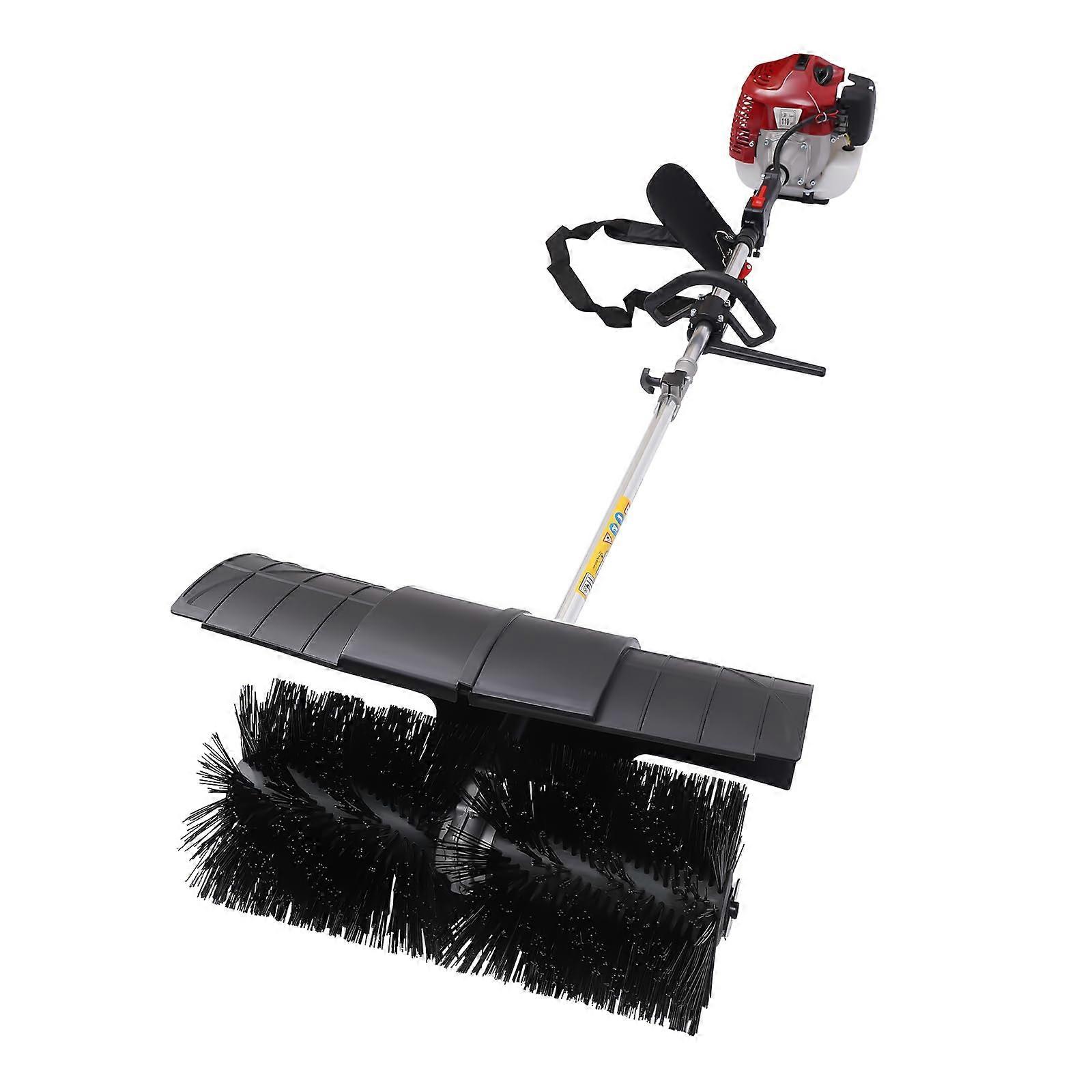 52CC Gas Powered Handheld Sweeper with 2Stroke Engine for Speed Outdoor Cleaning