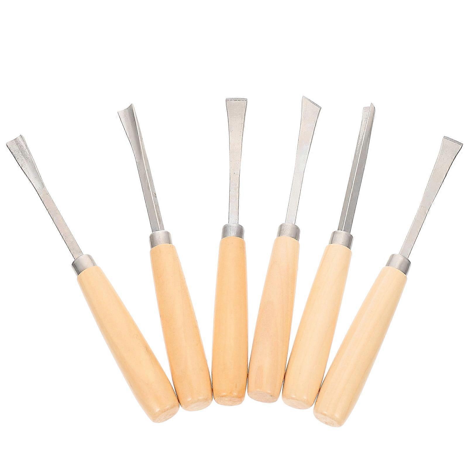 Eng Graving Tools Carving Artisans Activities 6Pcs